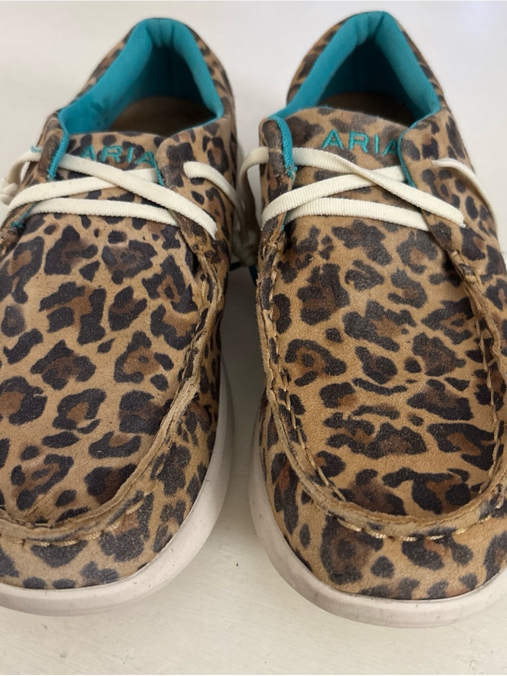 Ariat Women’s Leopard Print Casual Shoes - Tan/Brown Size 9B
